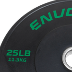 Anilha Olímpica Bumper para Crossfit e LPO 25Lb Envolst