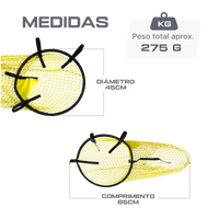 Aro alvo redondo de rede de nylon para trave de futebol Velden