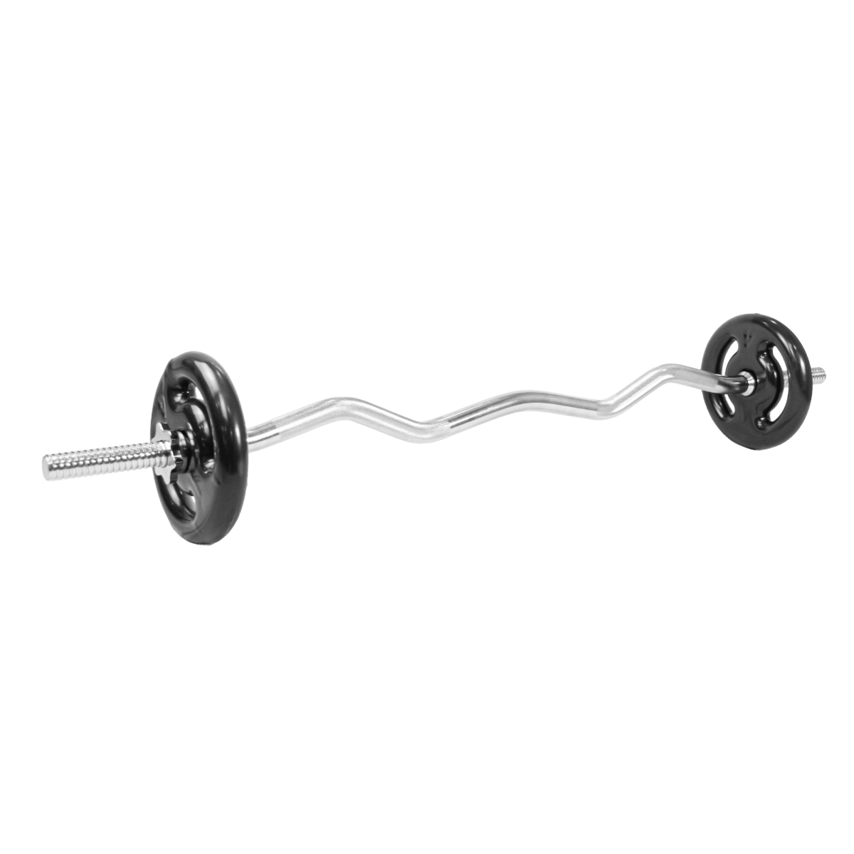 Barra de Musculação W 1,20m Maciça 28mm com Rosca Envolst