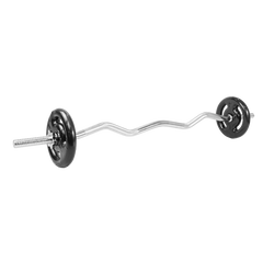 Barra de Musculação W 1,20m Maciça 28mm com Rosca Envolst
