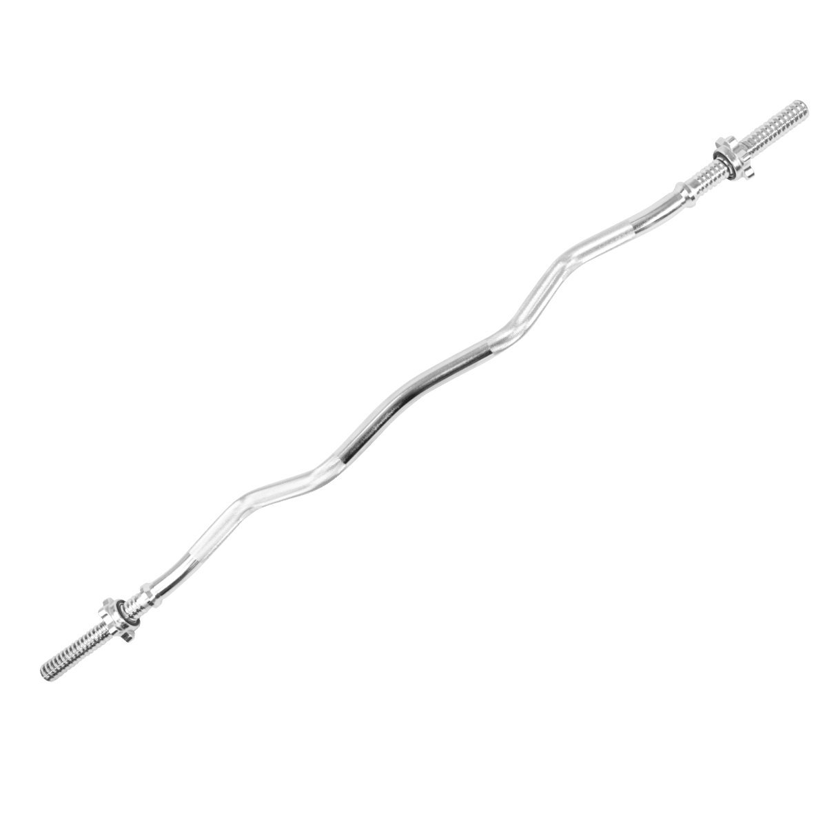 Barra de Musculação W 1,20m Maciça 28mm com Rosca Envolst