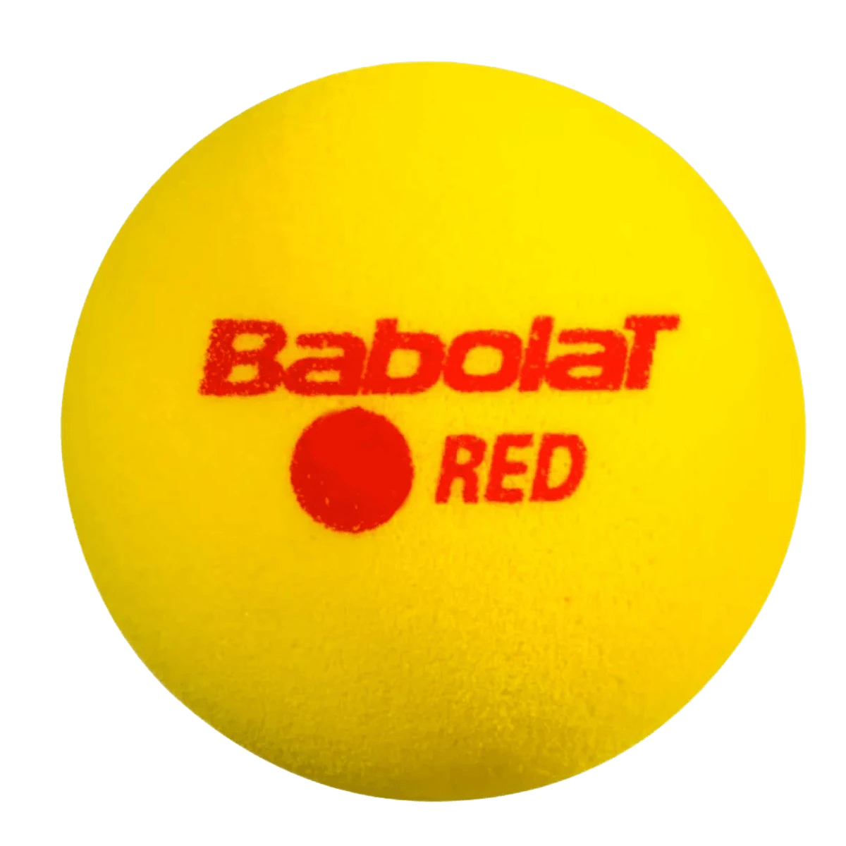Bolinha bola de tênis de campo de espuma iniciantes Babolat Red Foam - pacote com 3 und