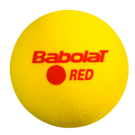 Bolinha bola de tênis de campo de espuma iniciantes Babolat Red Foam - pacote com 3 und