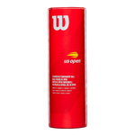 Bolinha/bola de tênis de campo estágio 3 (vermelha 75%) iniciantes Wilson US Open - tubo com 3 und