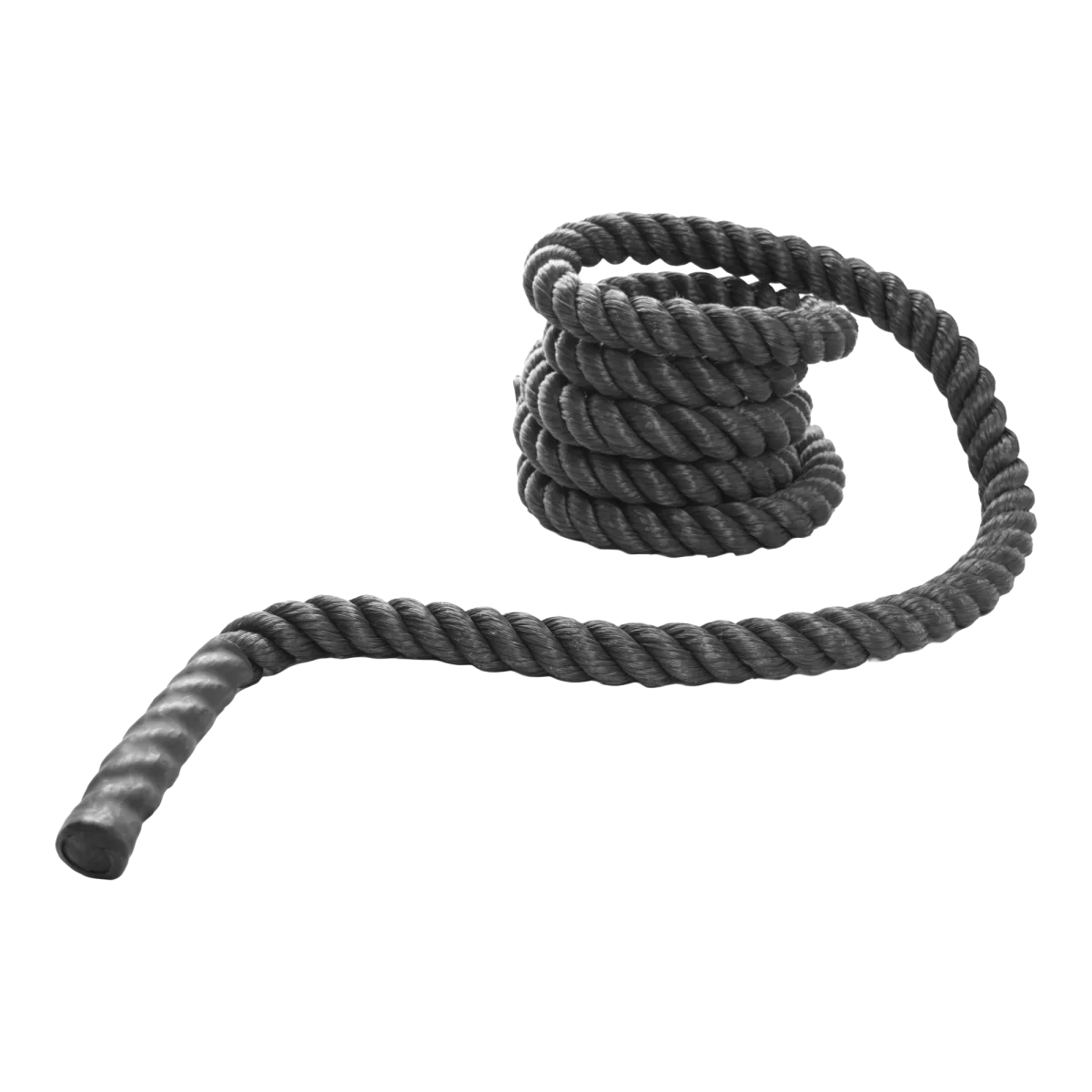 Corda naval preta torcida para treinamento funcional 38mm Envolst - 10M