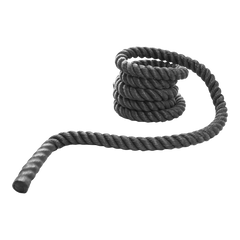Corda naval preta torcida para treinamento funcional 38mm Envolst - 10M