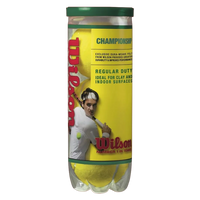 Bolinha/bola de tênis de campo Championship Regular Duty Wilson - tubo com 3 und