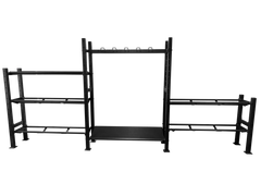 Estante Expositor de Materiais Crossfit e Musculação Envolst
