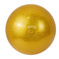 Bola Ginástica Rítmica Oficial 400g Glitter Gracios - Roxo