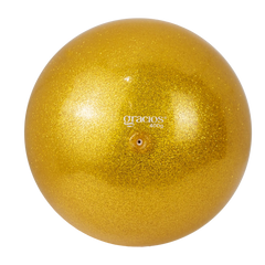 Bola Ginástica Rítmica Oficial 400g Glitter Gracios - Roxo