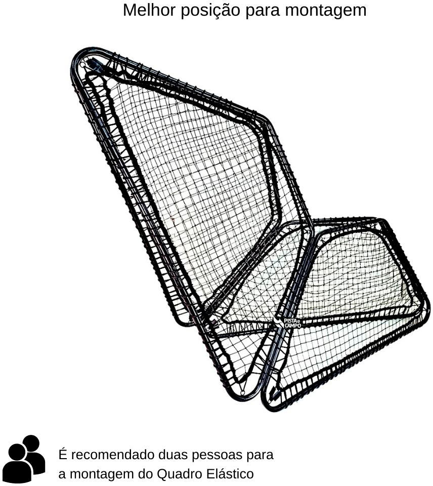 Quadro elástico para retorno de bolas para equipes com 4 lados Pista e Campo - NOVIDADE!!!