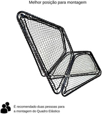 Quadro elástico para retorno de bolas para equipes com 4 lados Pista e Campo - NOVIDADE!!!