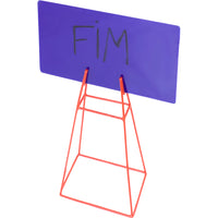 Quadro e placa de aviso com suporte para recreação infantil Pista e Campo