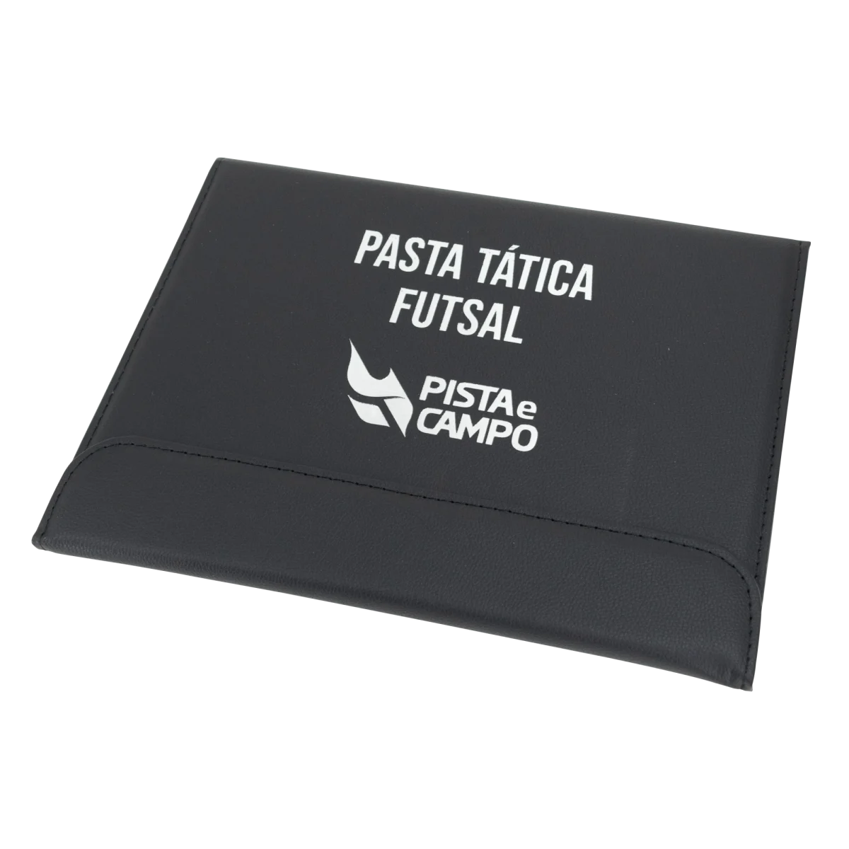 Prancheta tática magnética com caneta para treinamento de futsal Pista e Campo - Modelo pasta preta