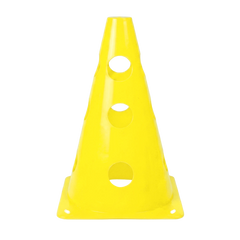 Cone Furado de sinalização de plástico 23cm Pista e Campo - Verde