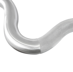 Barra W Super Curl 1,20m Olimpica Hard Cromo Profissional Envolst