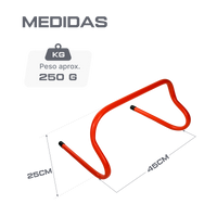 Barreirinha 25cm Laranja