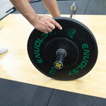 Anilha Olímpica Bumper para Crossfit e LPO 25Lb Envolst