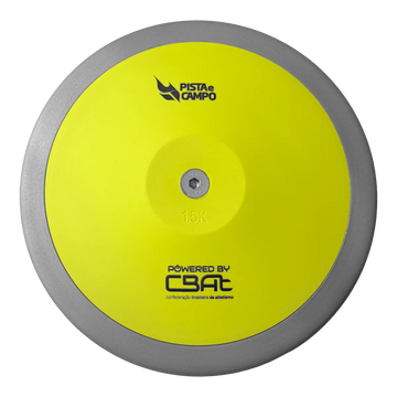 Disco de atletismo 1,5 kg em Aço Powered by CBAt Pista e Campo