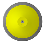 Disco de atletismo de aço e ABS 2Kg Powered by CBAt