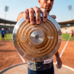 Disco de atletismo de aço e madeira 2,00kg Pista e Campo