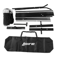 Kit completo de pickleball com rede portátil, 4 raquetes e 12 bolas Loire