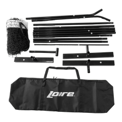 Kit completo de pickleball com rede portátil, 4 raquetes e 12 bolas Loire