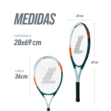 Raquete de tênis adulto Loire