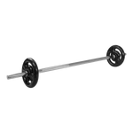 Barra de Musculação Reta 1,20m Maciça 28mm e Presilhas Envolst