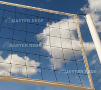 Rede de voleibol para recreação 1,5mm seda 4 faixas sintéticas Master