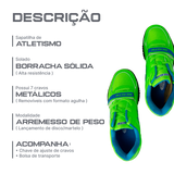 Sapatilha de atletismo para arremesso e lançamentos Health
