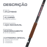 Dardo de atletismo de fibra de carbono 600g WA-IAAF Sportland