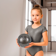 Bola Ginástica Rítmica Oficial 300g Glitter Gracios - Roxo