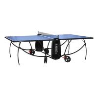 Mesa Tênis de Mesa Dobrável Azul Rede e Porta Itens Giant Dragon
