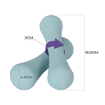 Conjunto 6 Halteres Neoprene 1, 2 e 3kg e Suporte Envolst