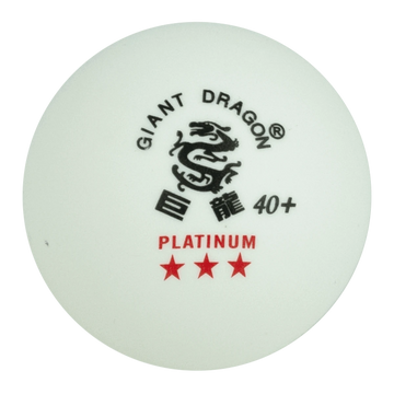 Bolinhas de Tênis de Mesa 3 Estrelas Giant Dragon 40+ ABS 6un