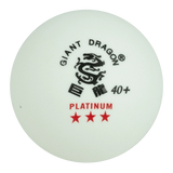 Bolinha de tênis de mesa 3 estrelas Platinium Giant Dragon - cnj com 6 und - BRANCA