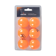 Bolinha de tênis de mesa 2 estrelas Jintai - cnj com 6 und