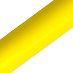 Bastão haste de PVC 1,50m desmontável em três partes amarelo Velden