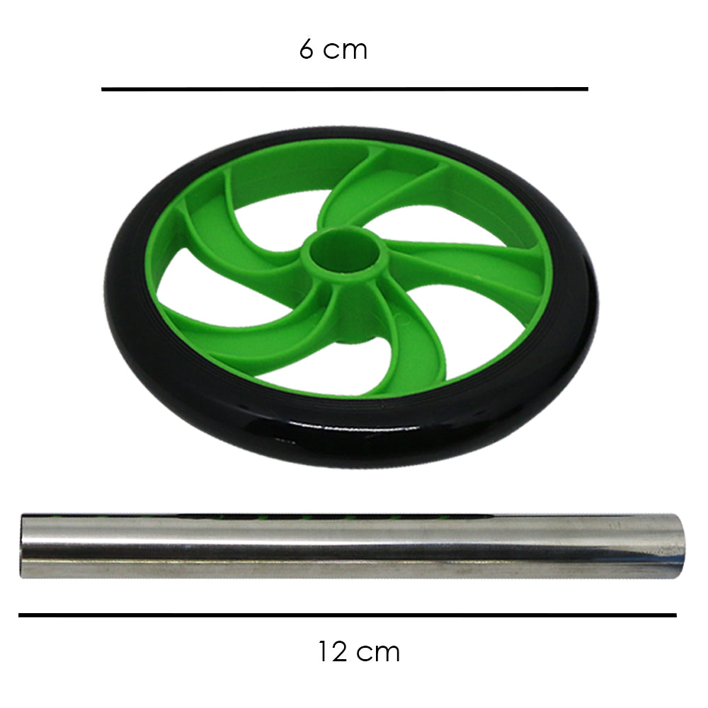 Roda abdominal para exercícios Pista e Campo - dimensões