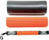 Rolo massagem liberação miofascial Mbfit - Kit 3 em 1
