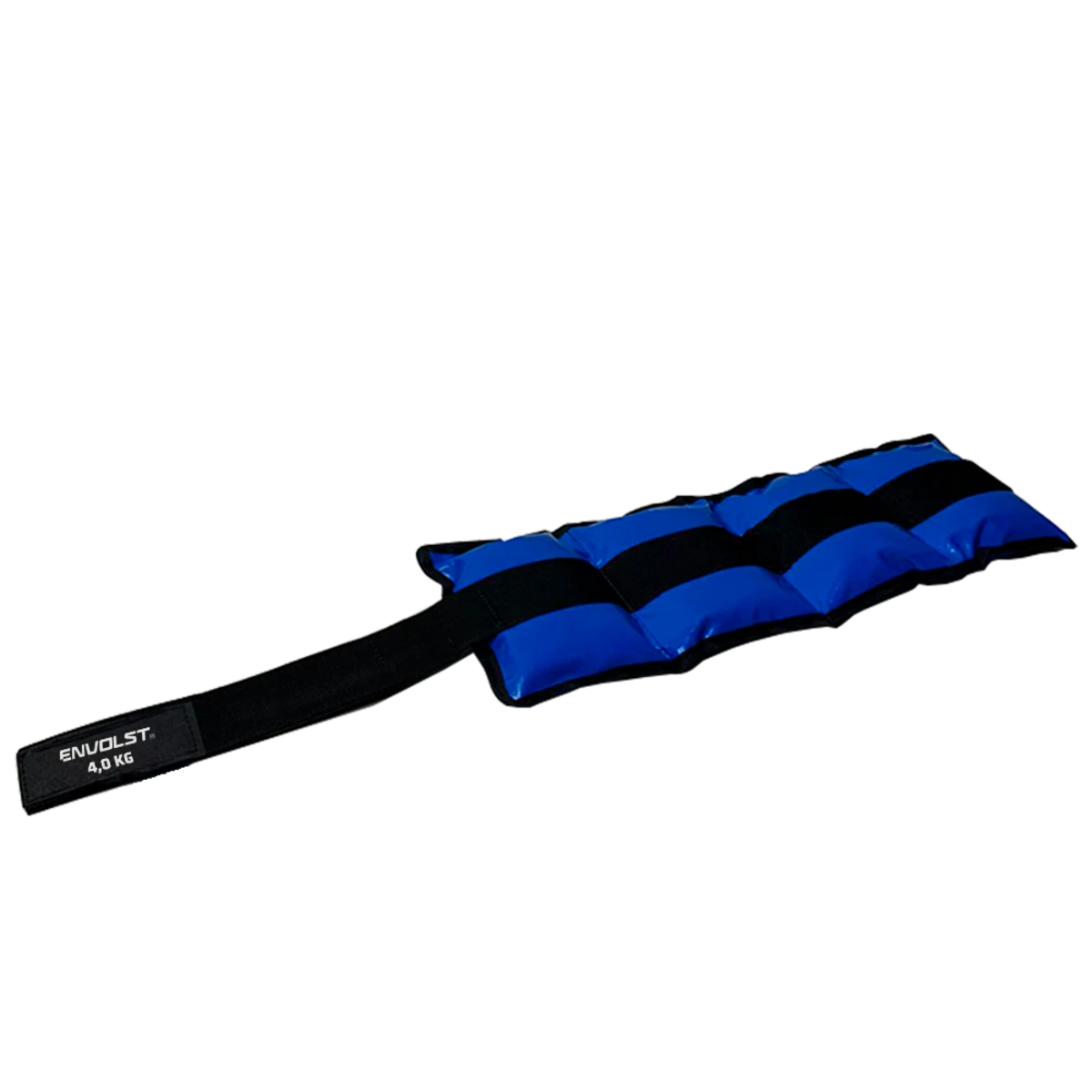 Tornozeleira caneleira em vinilona azul profissional 4kg Envolst - par