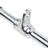 Puxador Barra Reta 50cm Pulley Cromado Maciço com Giro Envolst