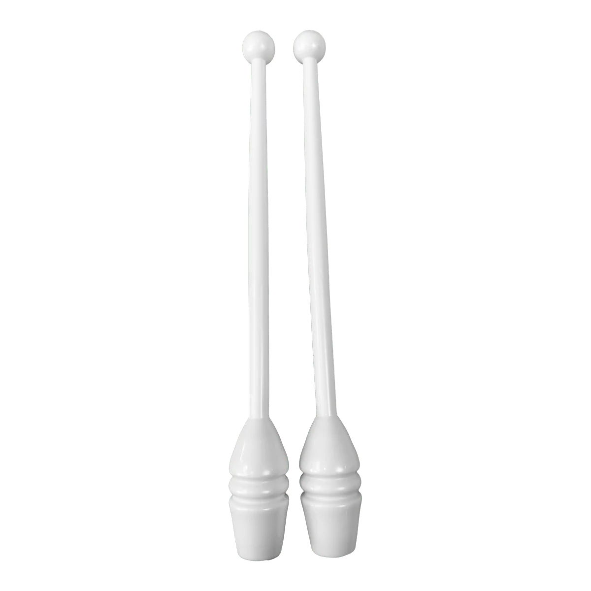 Maças de ginástica rítmica adulto 45cm Gracios - Branco