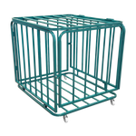 Carrinho guarda volumes de aço para transporte e armazenagem de bolas Pista e Campo