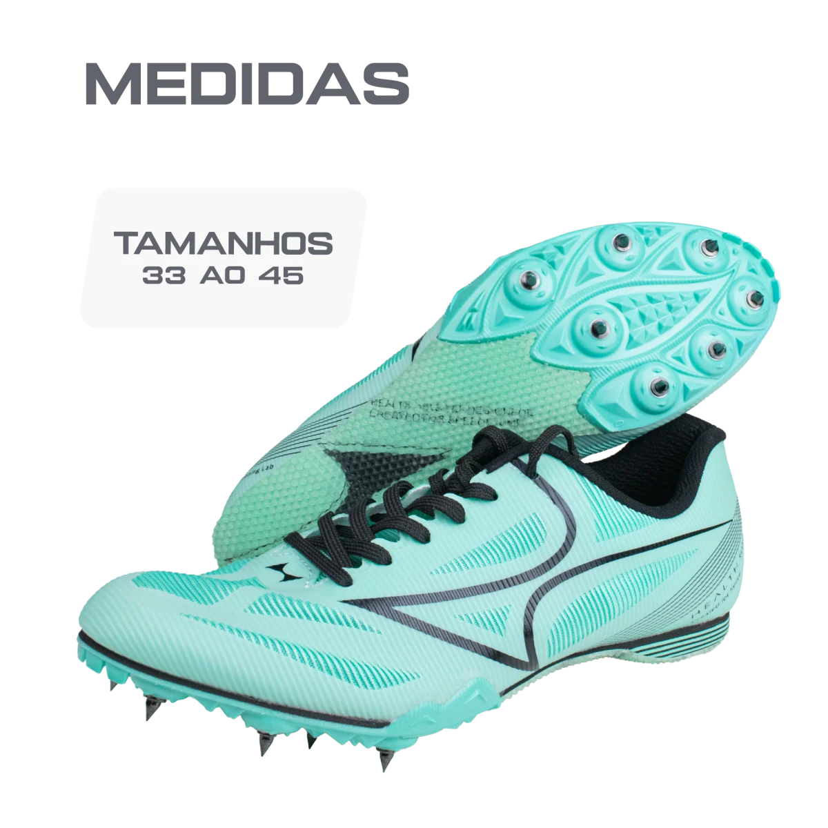 Sapatilha de atletismo para meio-fundo Health