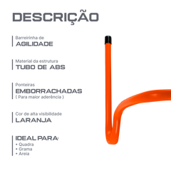 Barreirinha de agilidade em plástico ABS 40cm de altura Velden
