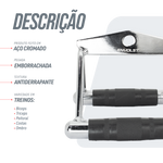 Puxador Triângulo Cromado e Emborrachado Envolst