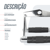 Puxador Triângulo Cromado e Emborrachado Envolst
