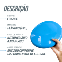 Frisbee de plástico adulto 27cm 175g ultimate disc Pista e Campo - Azul